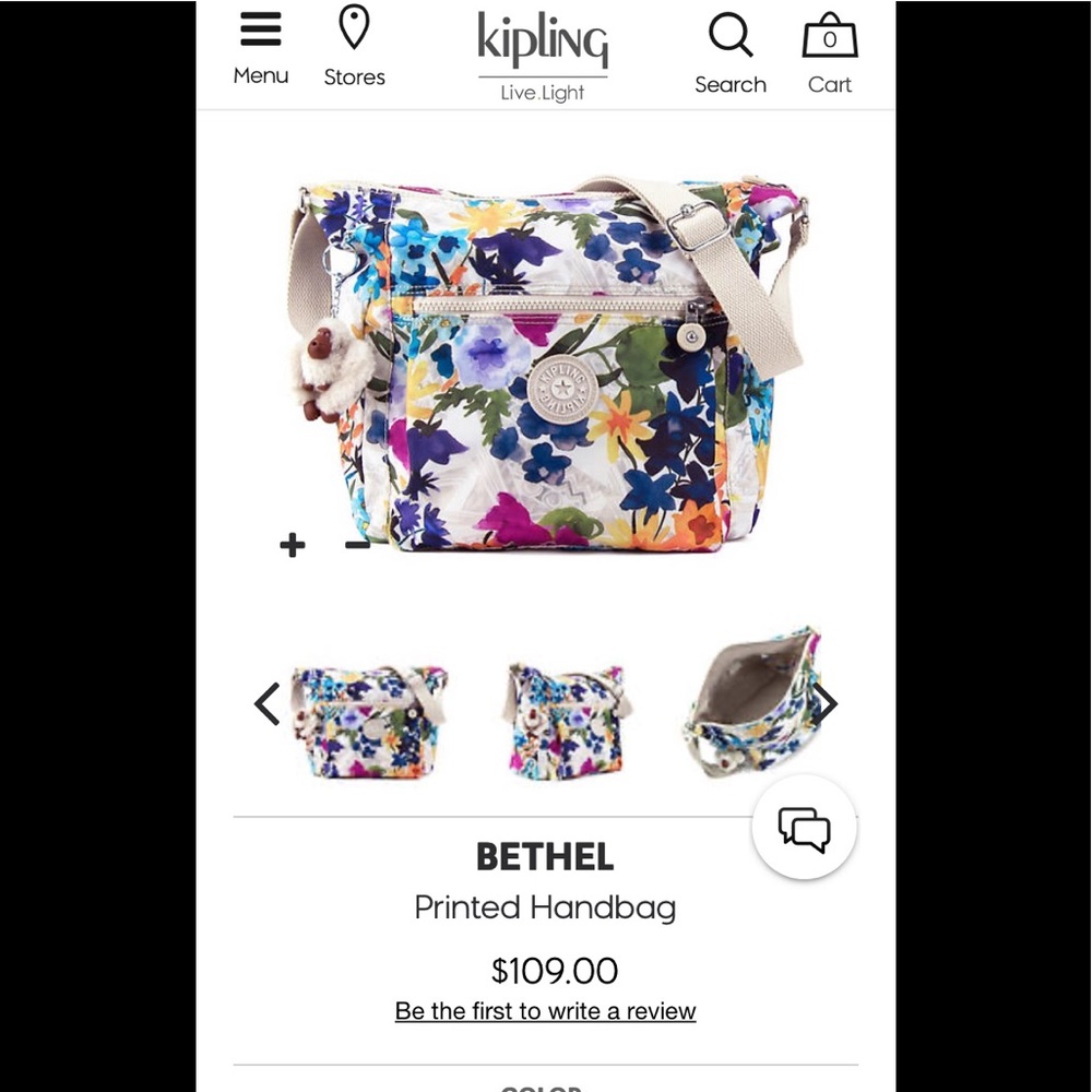 Kipling floral purse handbag and wallet BRAND NEW